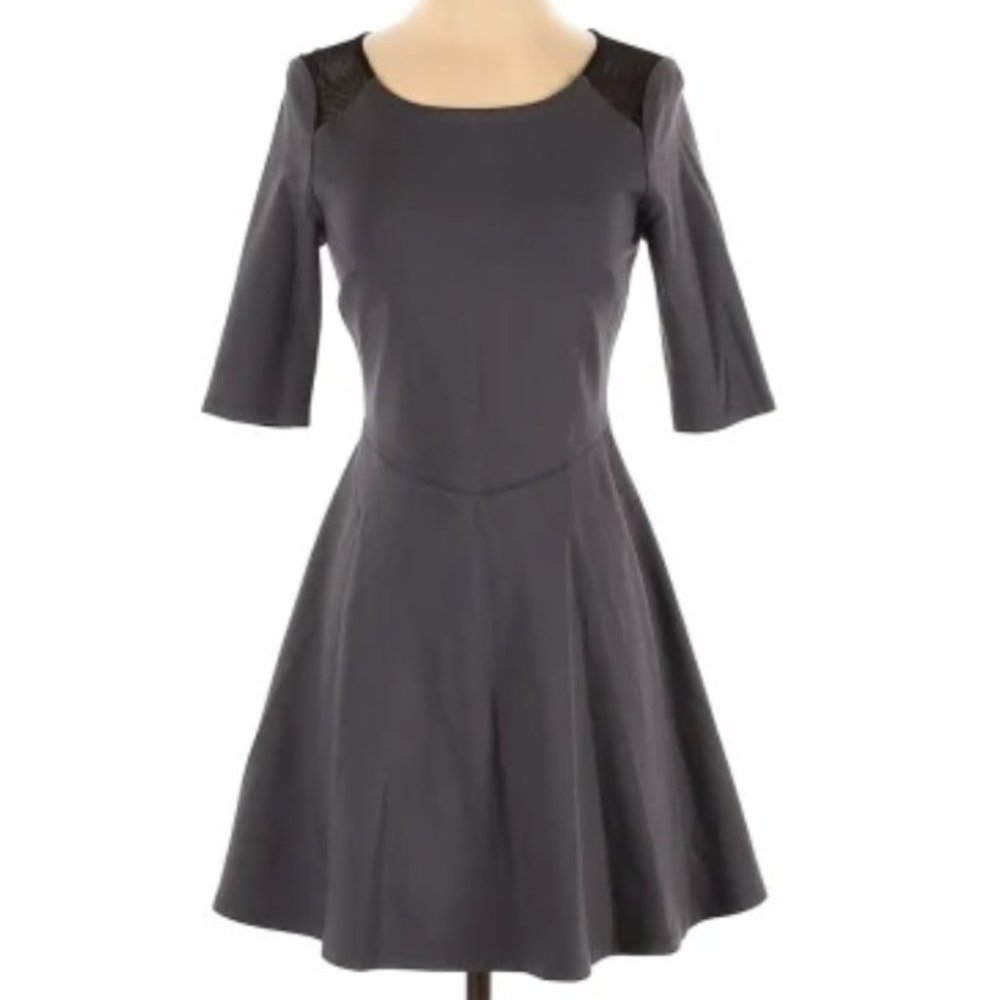 Barneys New York Cocktail Grey Dress